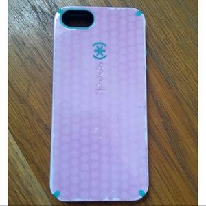 Speck pink and blue iPhone 5/5s/se protective case